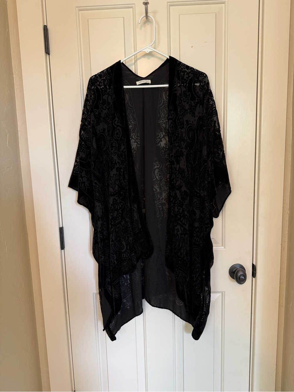 Urban Outfitters Burnout Velvet Cardigan